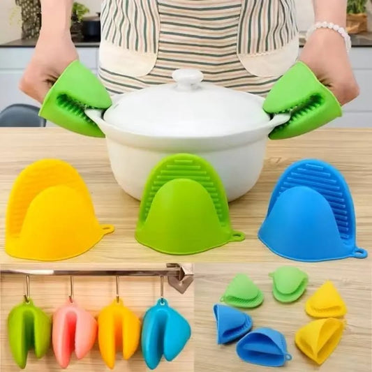 Silicone Pot Handle Holder | Heat Resistant Kitchen Grip Gloves