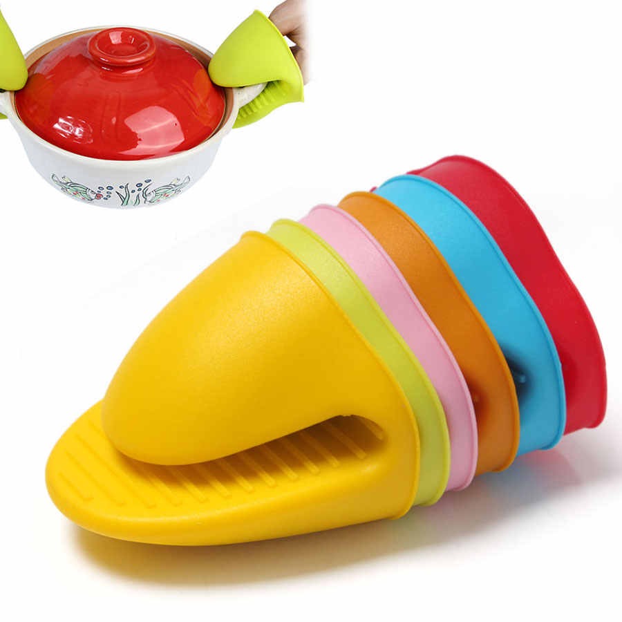Silicone Pot Handle Holder | Heat Resistant Kitchen Grip Gloves