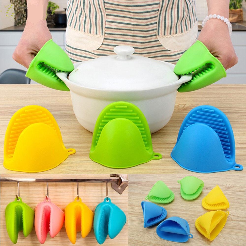 Silicone Pot Handle Holder | Heat Resistant Kitchen Grip Gloves