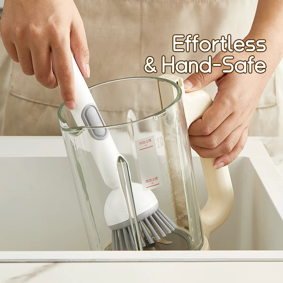 Soap Dispenser Kitchen Cleaning Brush 🧼