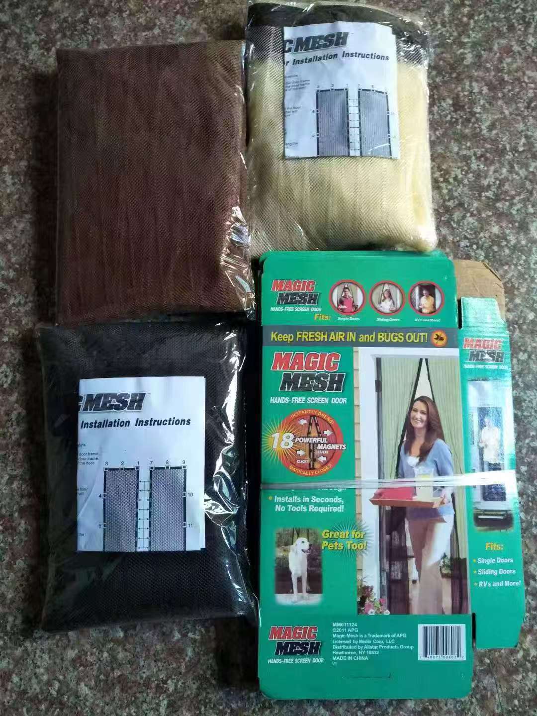 Magnetic Mesh Screen Door