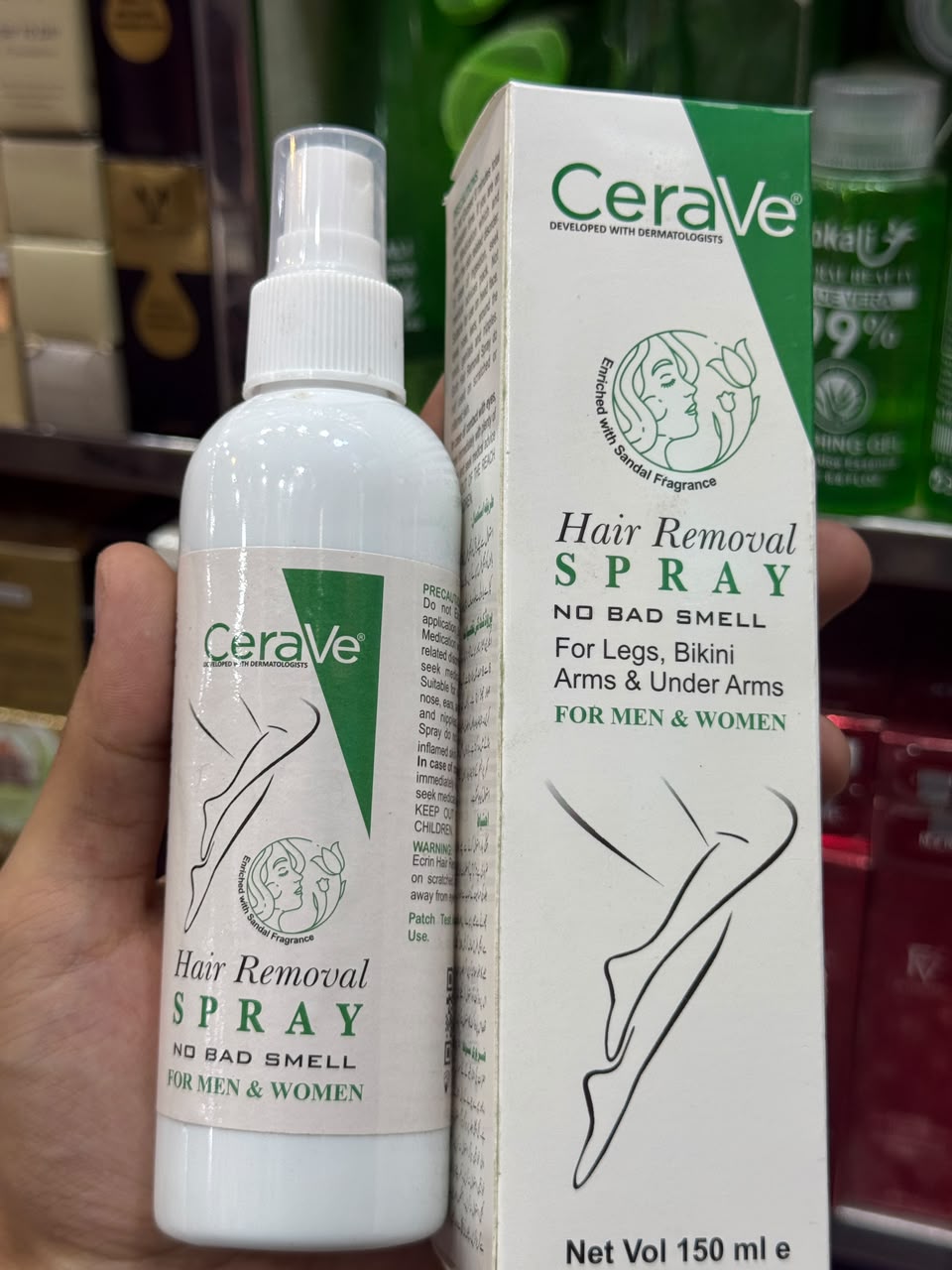 Careve Hair Removal Spray – Painless & Easy Hair Removal Solution for Smooth Skin
