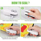Mini Portable Heat Bag Sealing Machine | USB Rechargeable Food Bag Sealer